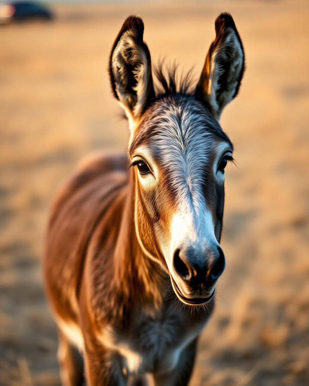 Indra, a donkey living at Donkey Dreamland