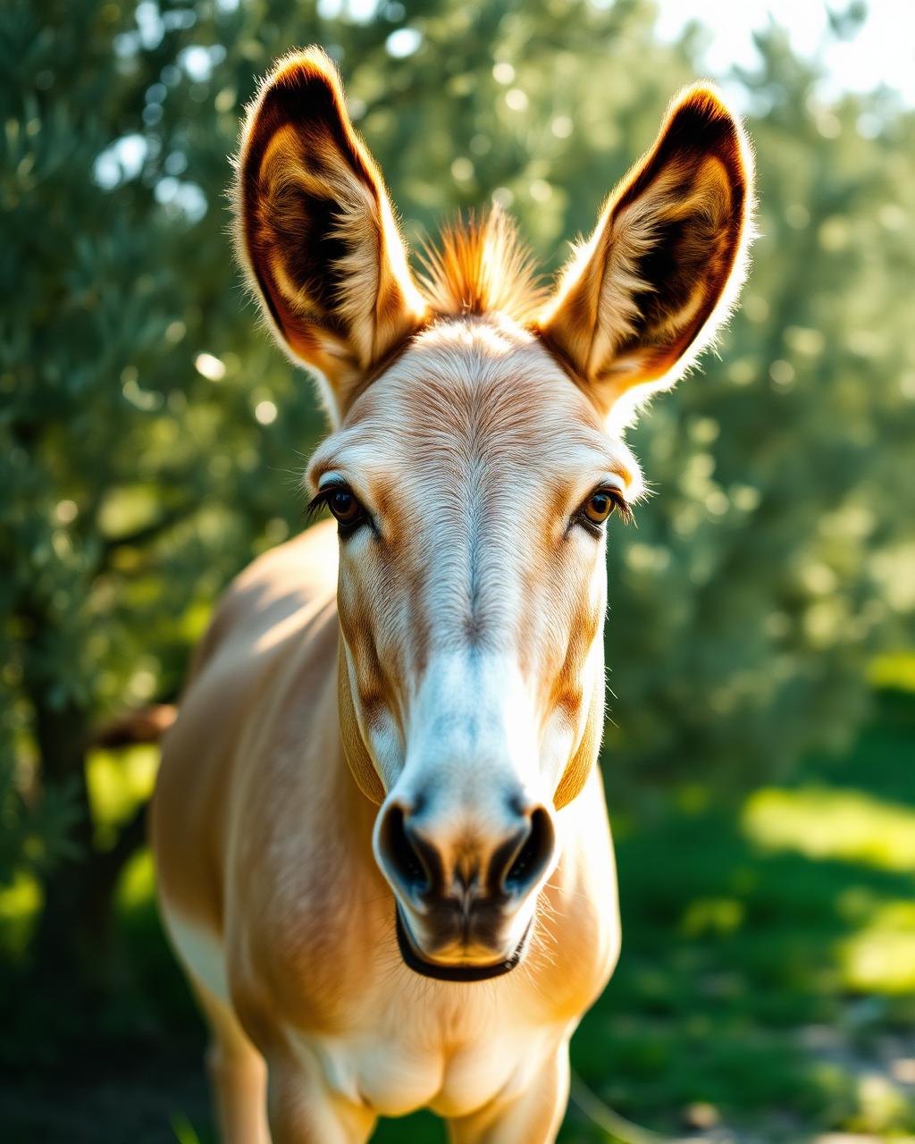 Dharma, a donkey living at Donkey Dreamland