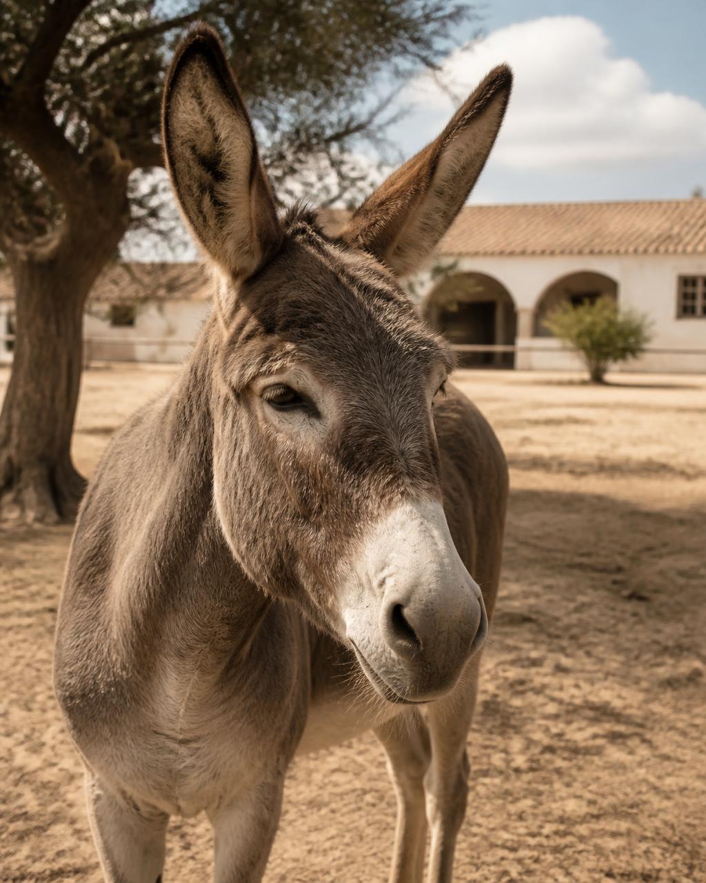 Margarita, a donkey living at Donkey Dreamland